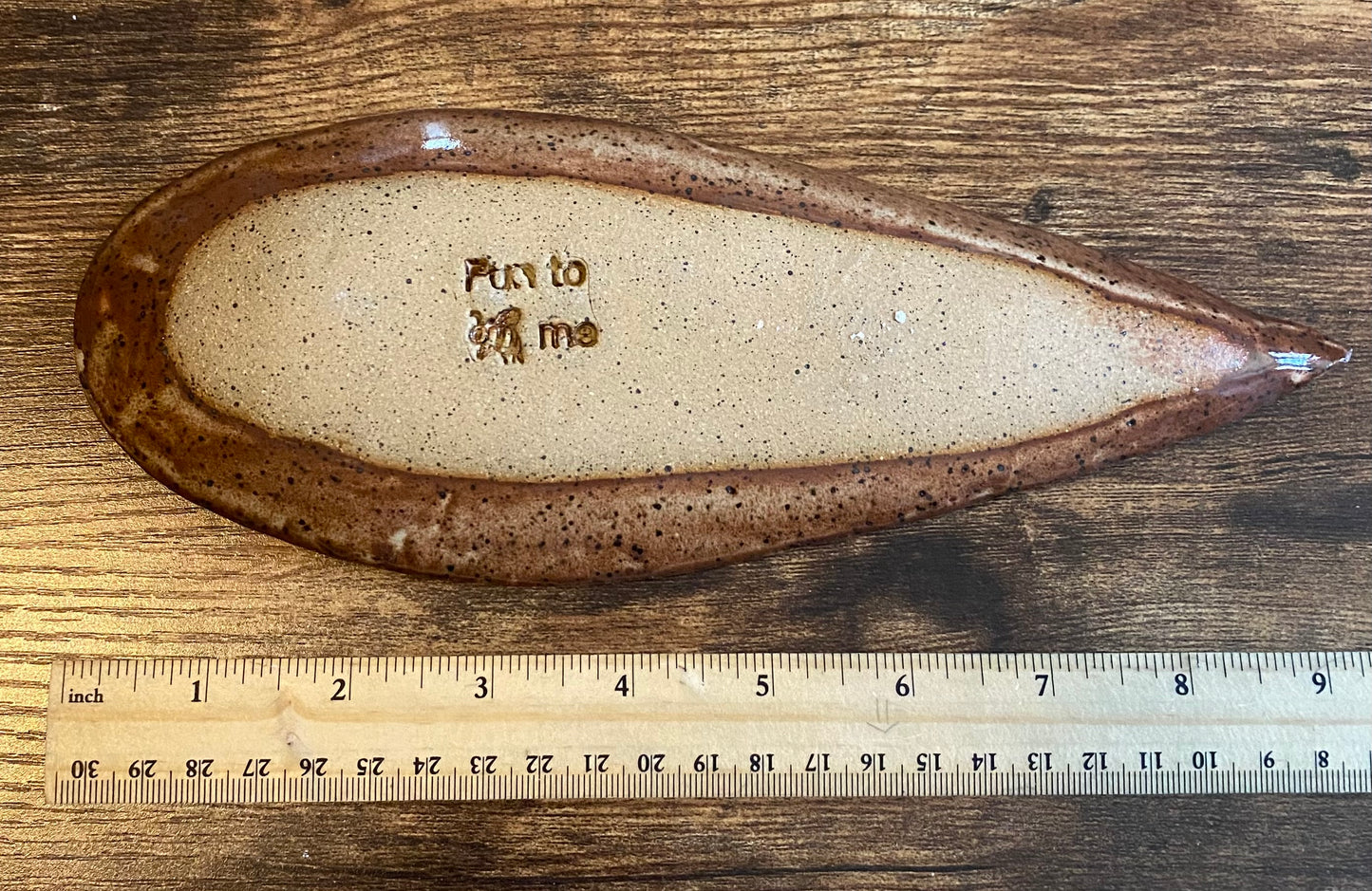 Teardrop dish