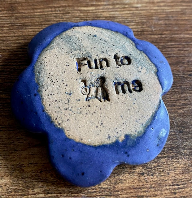 Tiny Purple Flower Dish