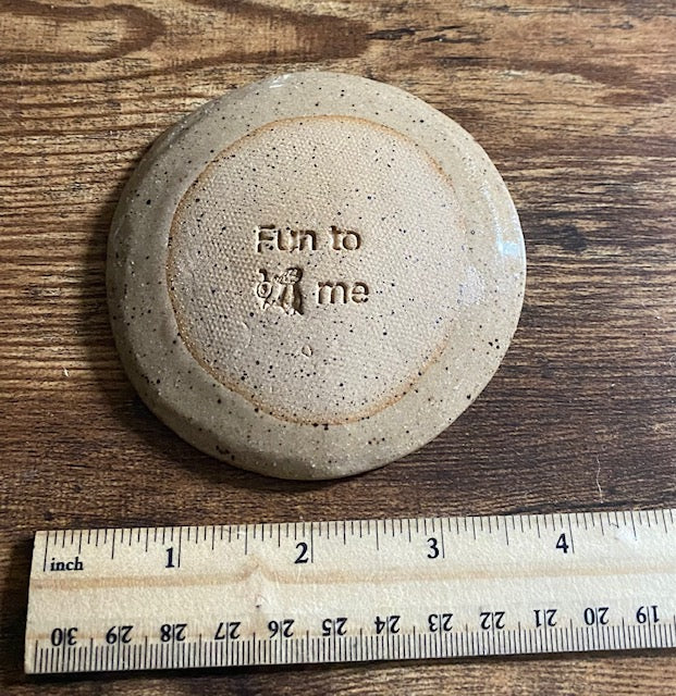 Hand Painted Bee Ring Dish