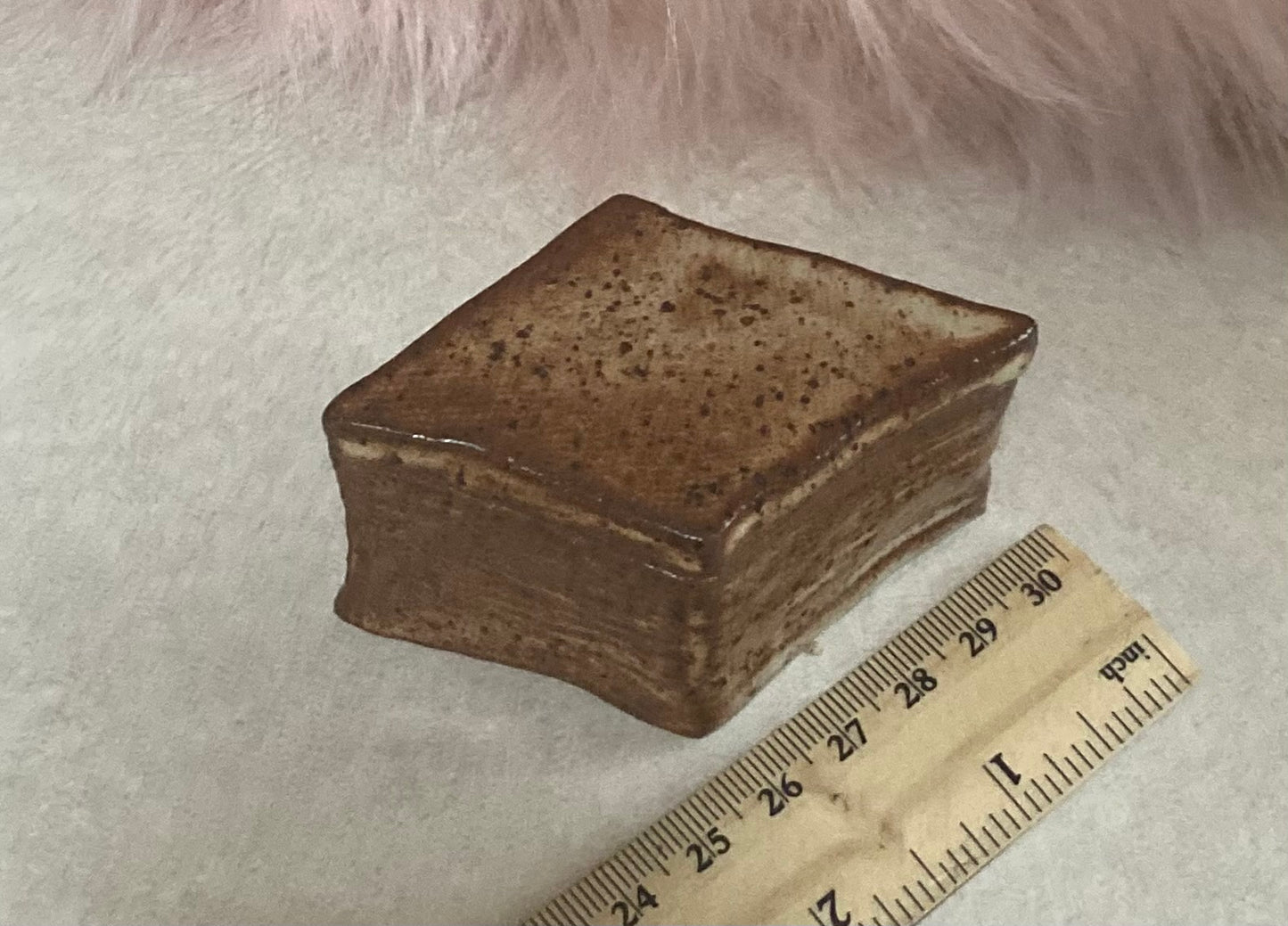 Diamond box small dark brown