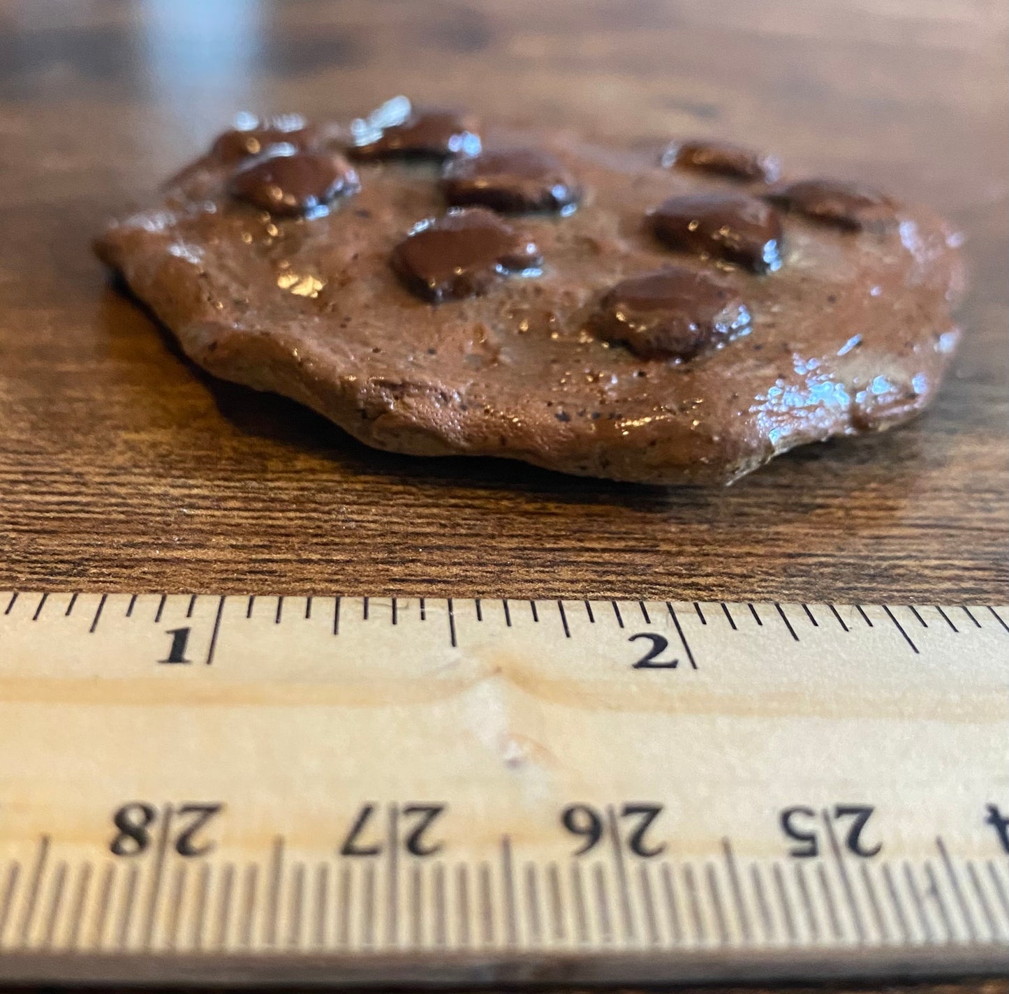 Chocolate chip paperweight